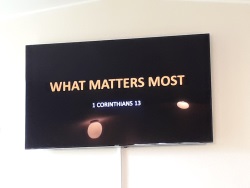 What matters most?